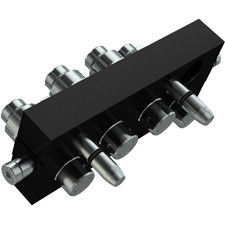 Aluminium Hydraulic Multi Coupler 5 Lines 4 Lines Size 08 1 Line With Electric Connector